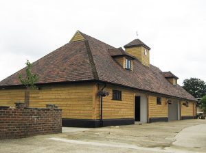 Architect for converted stables in Horsham, Sussex, front view